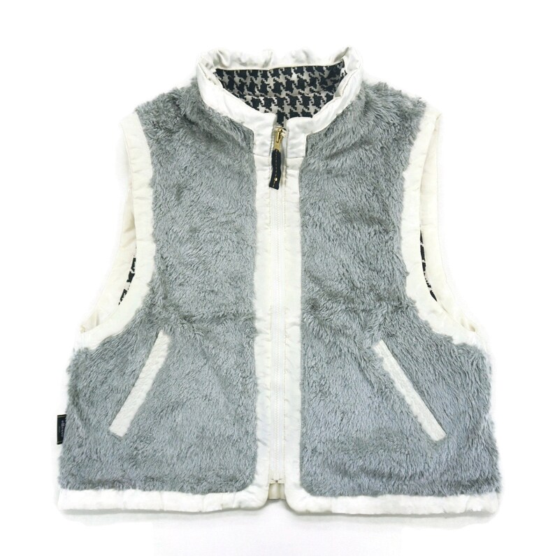 Ellesse Jacket Womens Size L Mens Size S Ellesse Reversible Jacket Ellesse Bear Houndstooth Vest Jacket