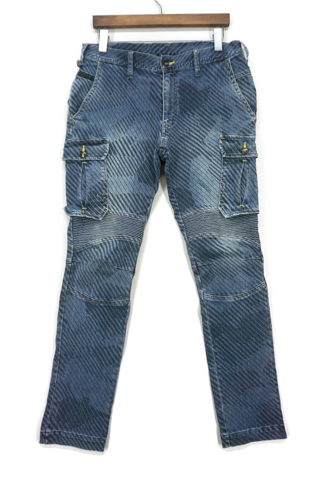 TORA Pants Size L W33xl30 Toraichi Biker Denim Jeans Tora