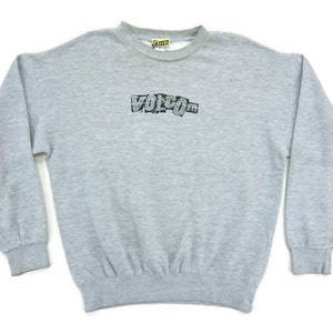 Volcom Sweatshirt Mens Size L 90s Volcom Stone Skateboards Pullover Volcom Vintage Hip Hop Skateboards Sweatshirt