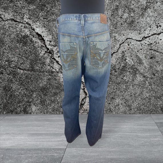 Vintage Rocawear Baggy Jeans (W34 L31.5) | Embroidered Y2K Denim
