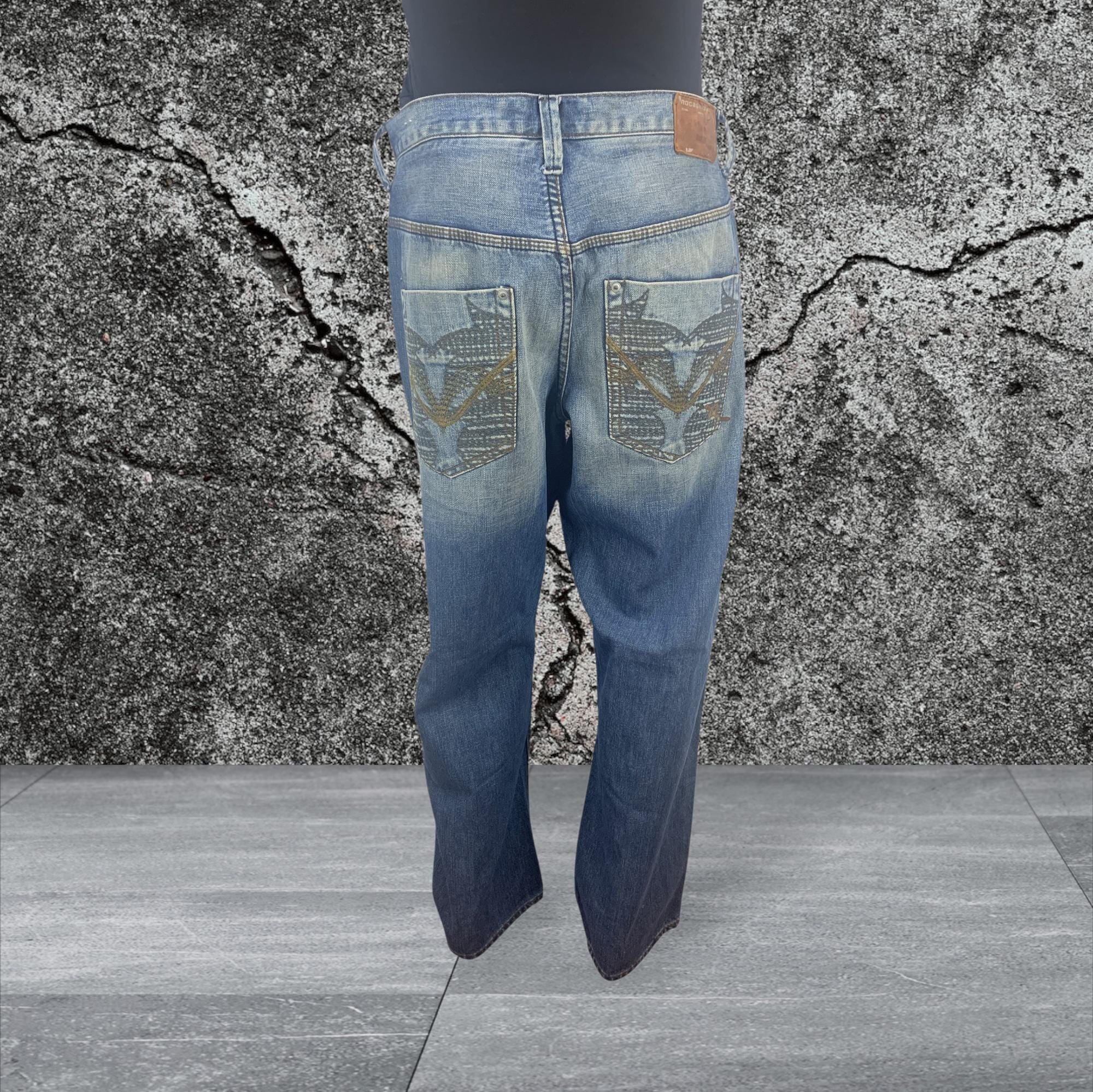 Vintage Rocawear Baggy Jeans (W34 L31.5) | Embroidered Y2K Denim