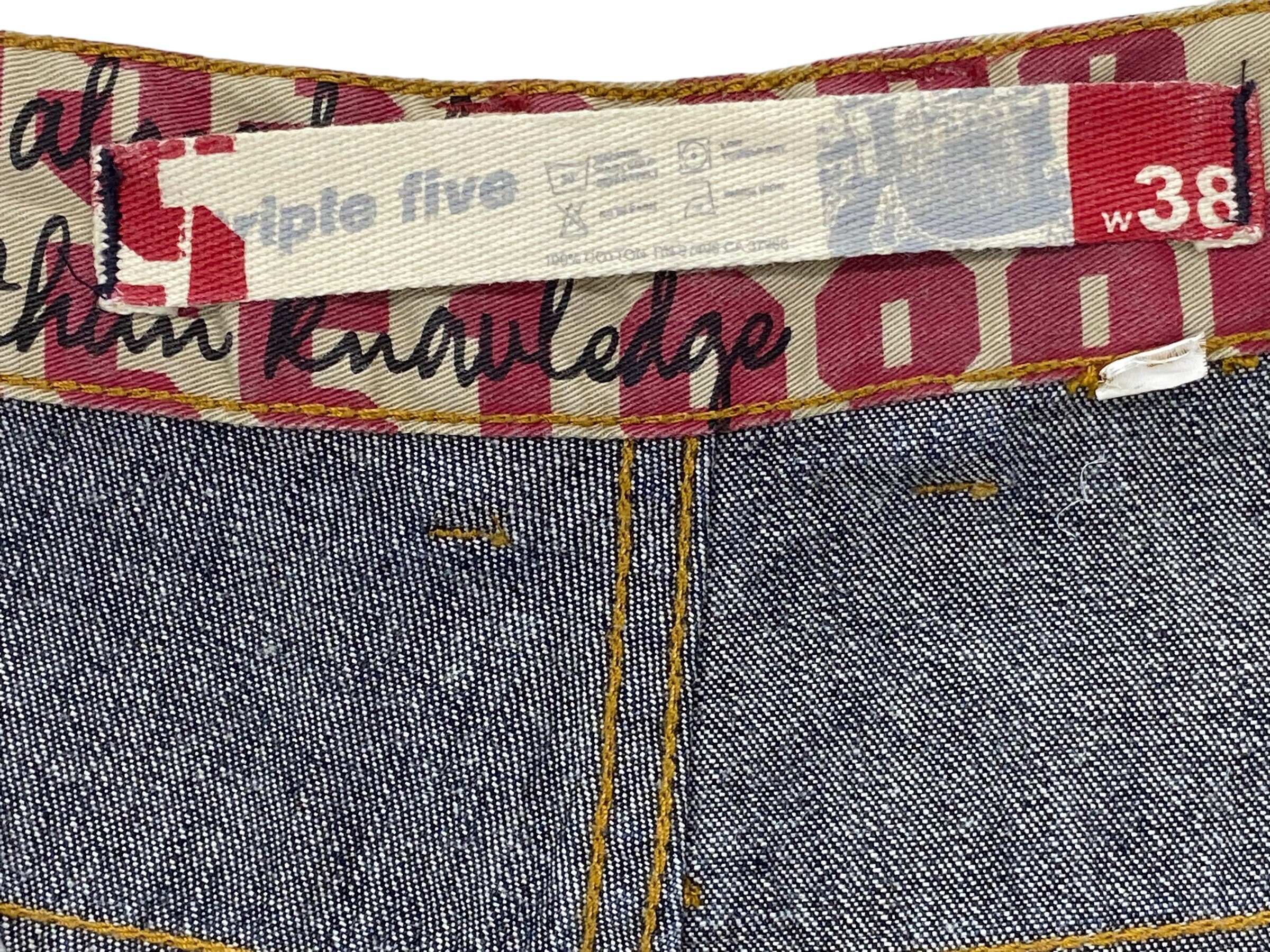 Triple Five Soul Jeans Size 38 W39xl32 Vintage 555 Soul