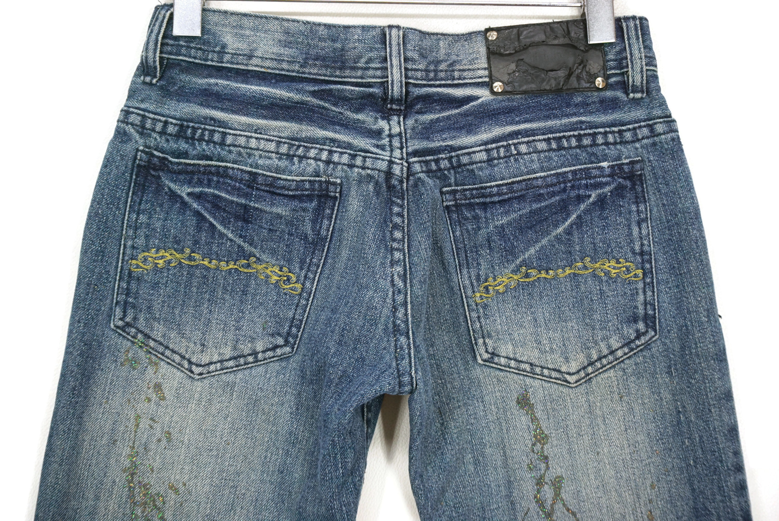 Midas Jeans Size 1 W28xl31 Midas Bootcut Punk Denim Jeans Midas Jeans Size 1 W28xl31 Midas Bootcut Punk Denim Jeans
