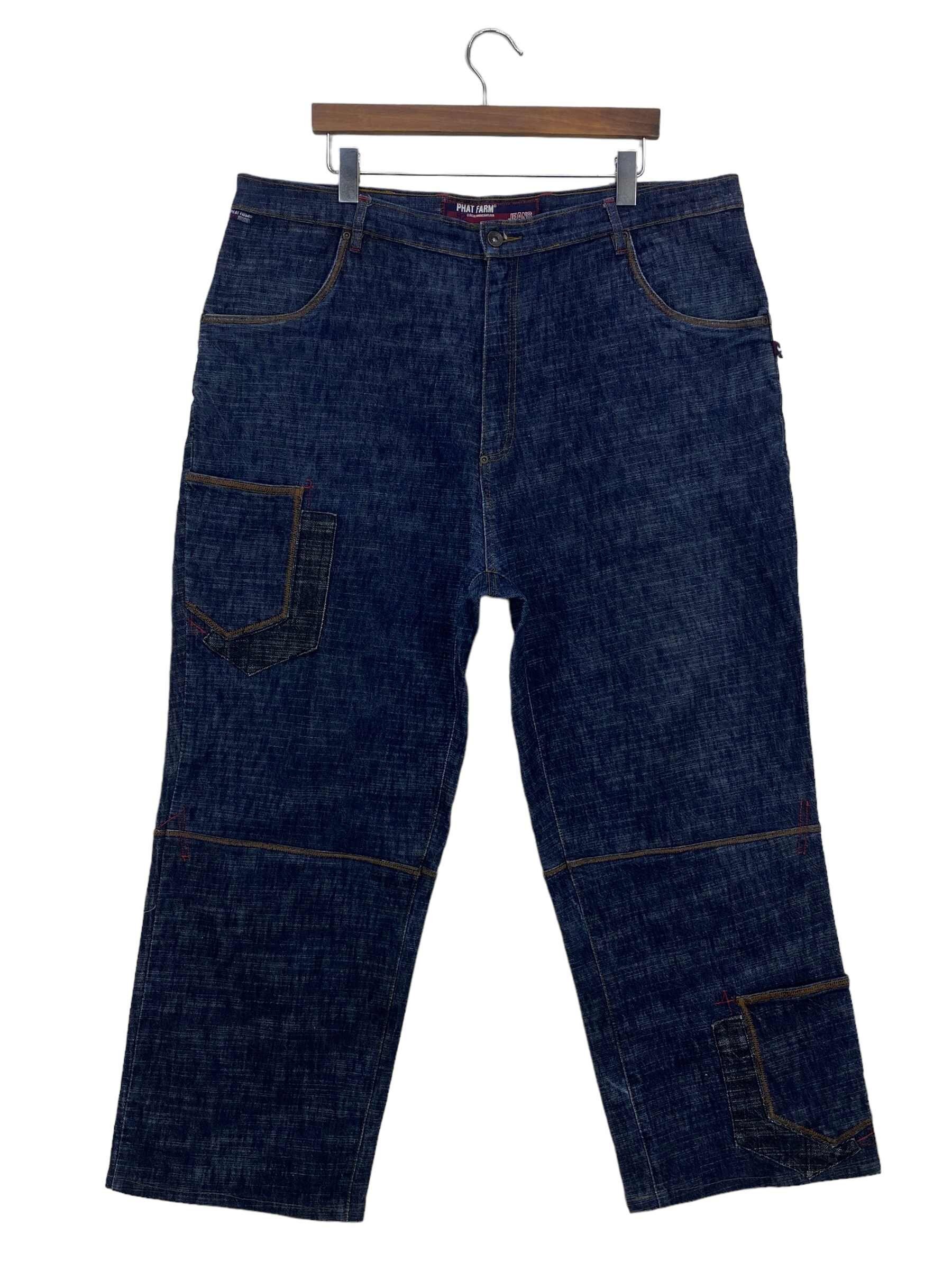 Phat Farm Jeans Size 34 W34xl32 Phat Farm Baggy Denim Jeans Phat Farm Jeans Size 34 W34xl32 Phat Farm Baggy Denim Jeans