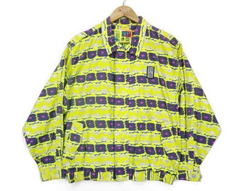 Ocean Pacific Jacket Men's size M Ocean Pacific Colorblock Jacket Abstract Pattern