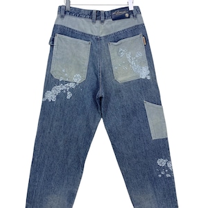 Davoucci Jeans Size 30 W30xL31 Vintage Baggy Denim Vintage Hip Hop Skateboards Carpenter Loose Pants