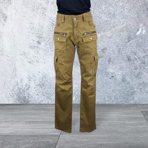 Semantic Design Jeans Size 29 W29xL32.5 Semantic Design Tapered Leg Pants Japanese Punk Bondage Goth Tactical Pants Multi Zipper