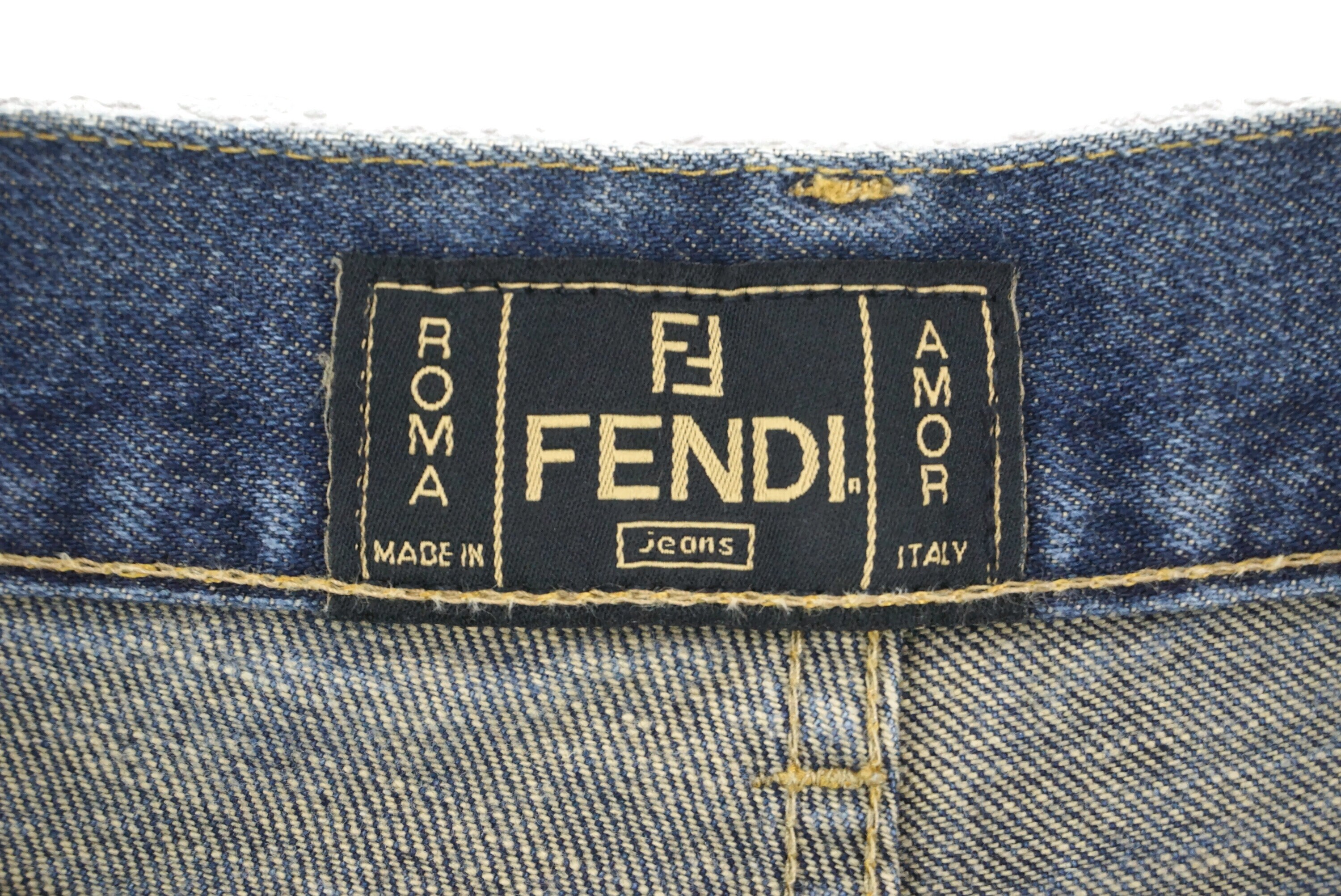Fendi Jeans Size 28 W28xl29.5 Fendi Denim Jeans Fendi