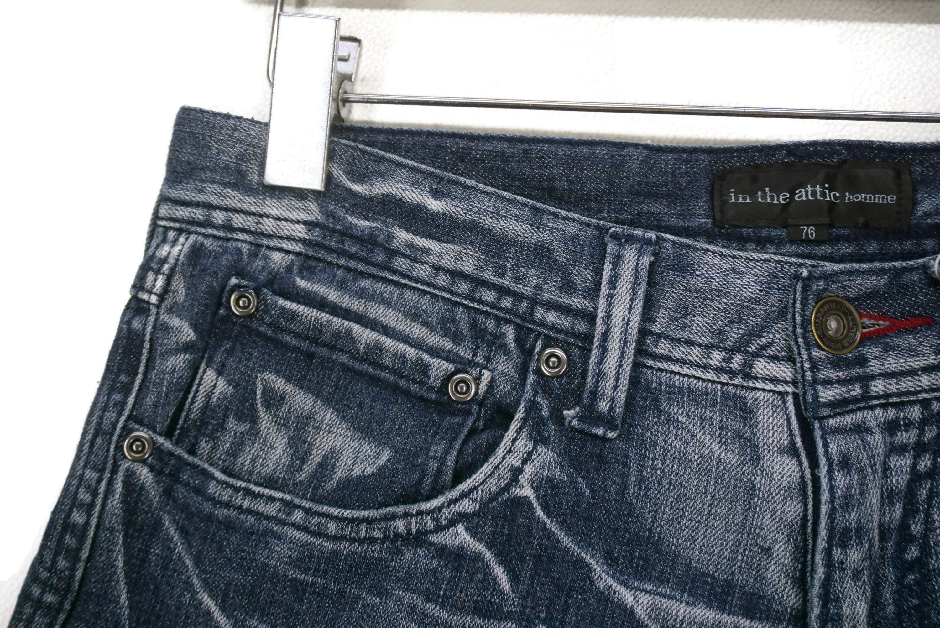 パンツ in the attic zip design denim jeans in the attic zip design denim jeans