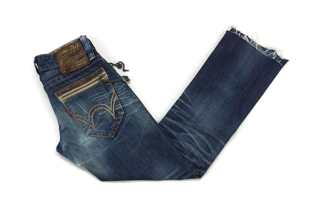 Buy Edwin Jeans Size W27xl27 Edwin 503 Blue Trip Denim Jeans