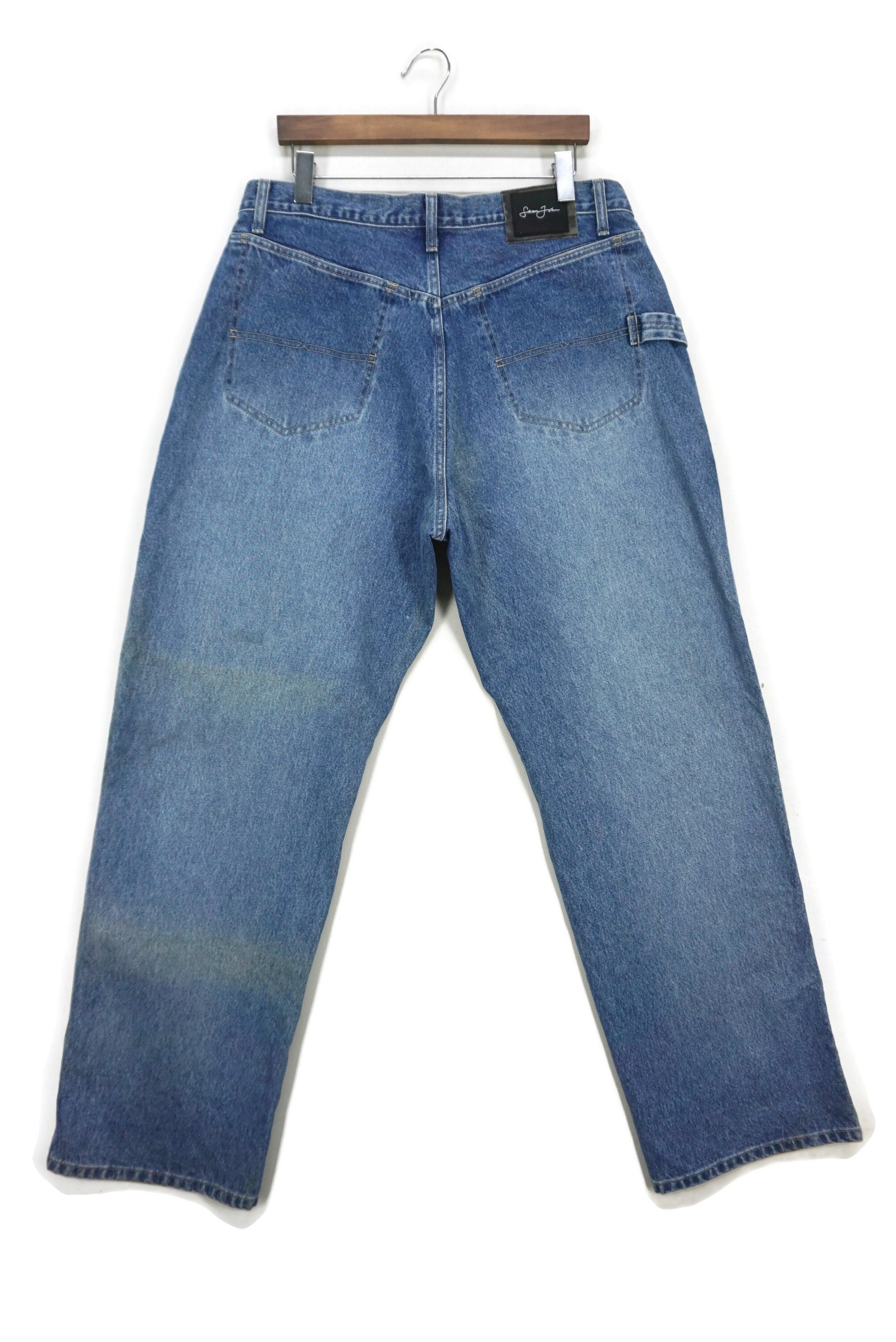 Sean John Jeans Size 36 W38xl33 Sean John Baggy Denim Sean John Jeans Size 36 W38xl33 Sean John Baggy Denim