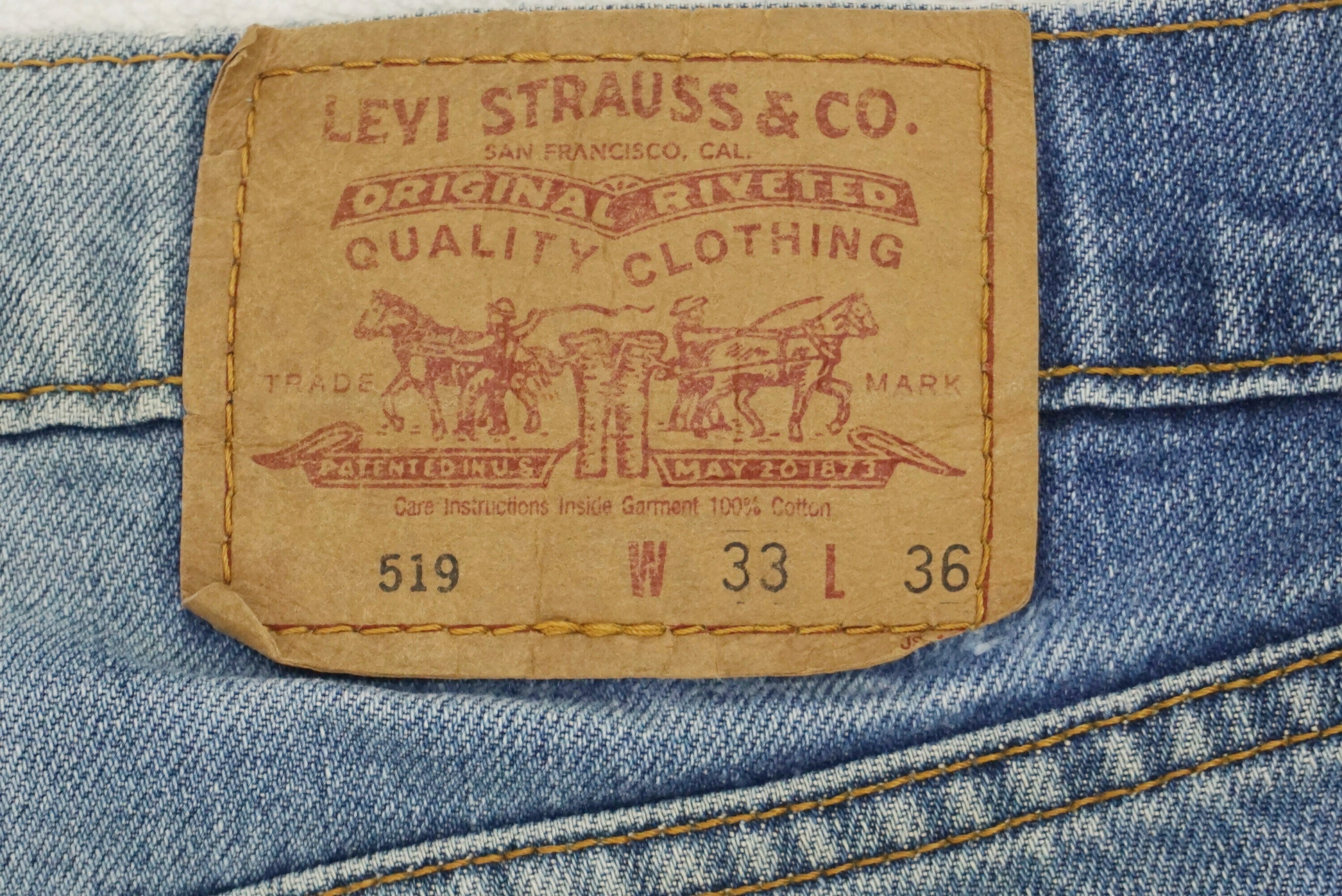 Levis 519 Jeans Size W32xl31 90s Levis 519 Denim Jeans Levis - Etsy  Singapore