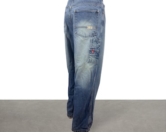 Vintage Southpole Carpenter Jeans, Distressed Denim (W36xL31.5)