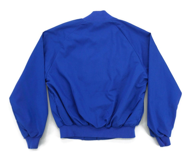 Ice Factory Jacket Mens Size L 90s Ice Factory Bomber Jacket Auburn Vintage Snap Front Coach Jacket USA Made image 2