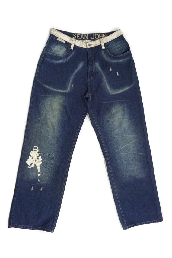 W36xl36 Vintage Sean John Baggy Denim 