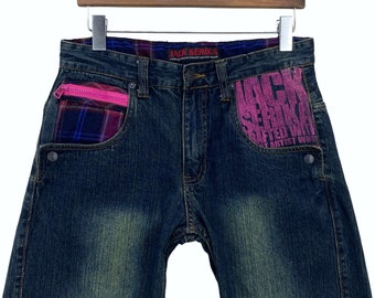 Jack Serika Jeans Size M W31xl32.5 Jack Serika Straight Leg