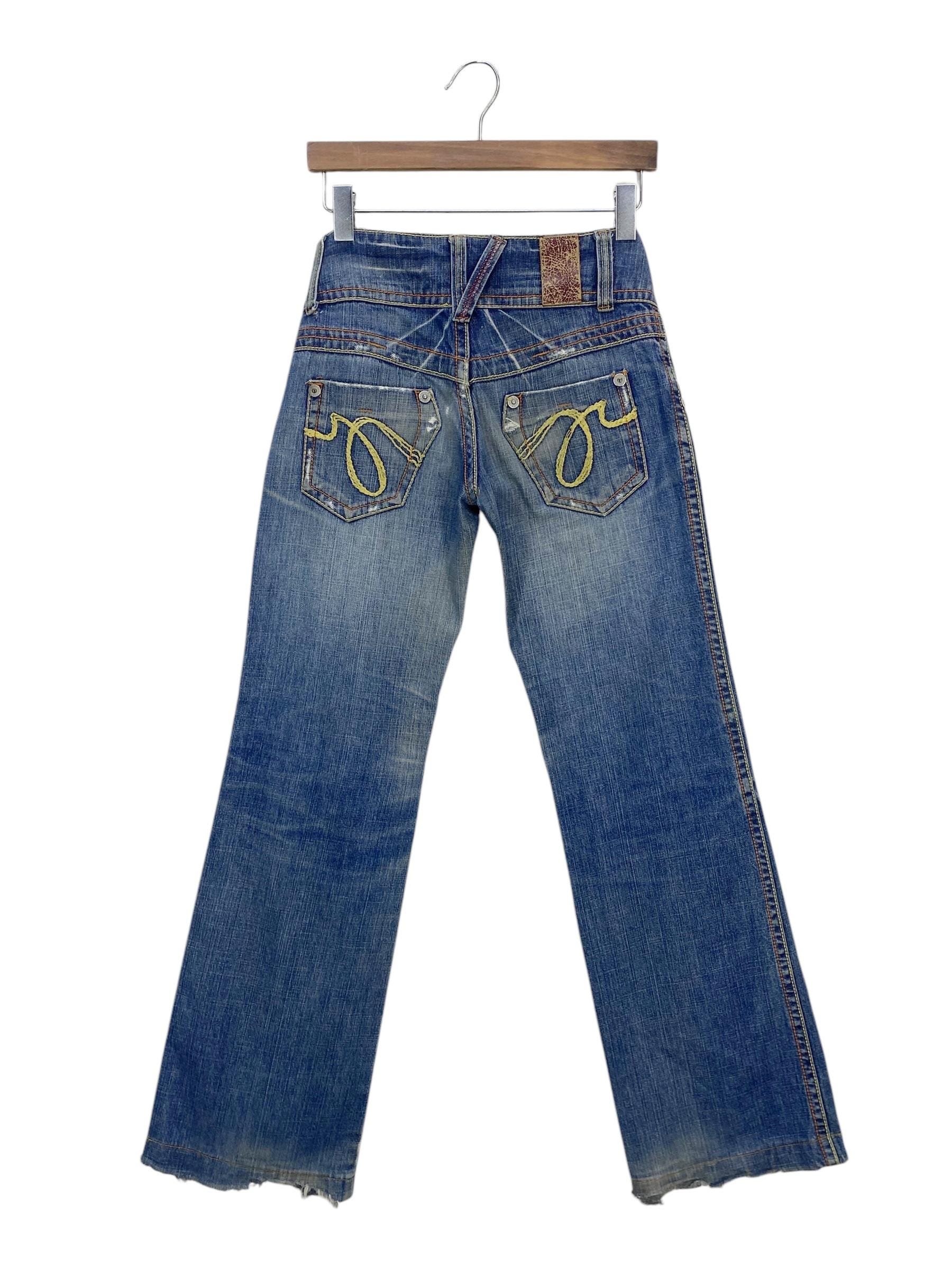 Vintage Red Pepper Jeans: Women's Low-rise Bootcut Flare Denim