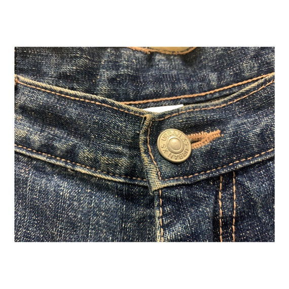 gibous china stitch denim tops 限定品 Loose denim shirt with embroidered lips - Light Blue - Sz