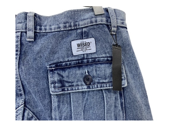 Wised Jeans Size W34xl31 Wised Cargo Denim Jeans Hip Hop