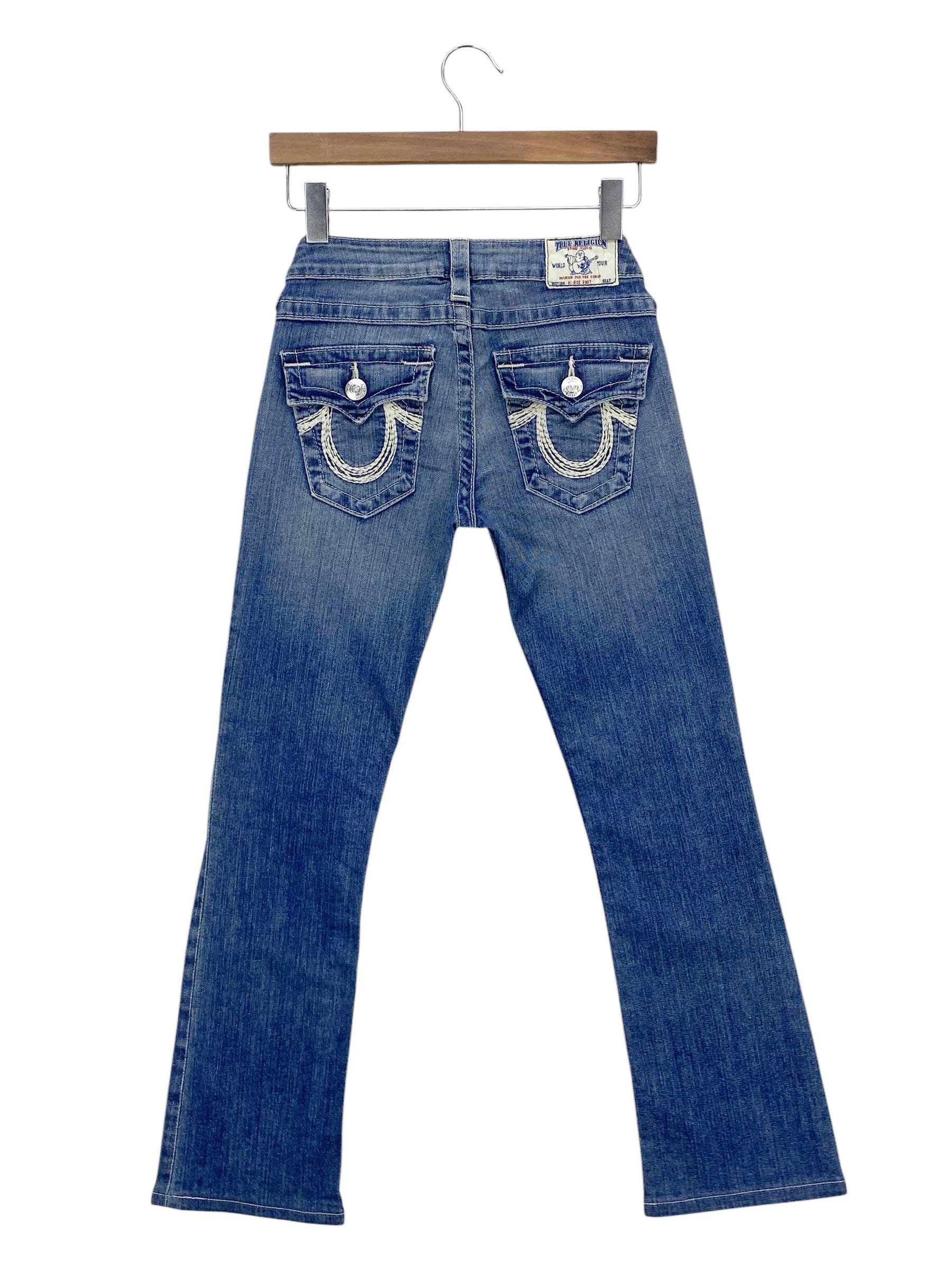 TRUE RELIGION USA デニムパンツ　25(S相当） True Religion Jeans Size 25 W25xl26.5 True Religion Hi-rise Boot