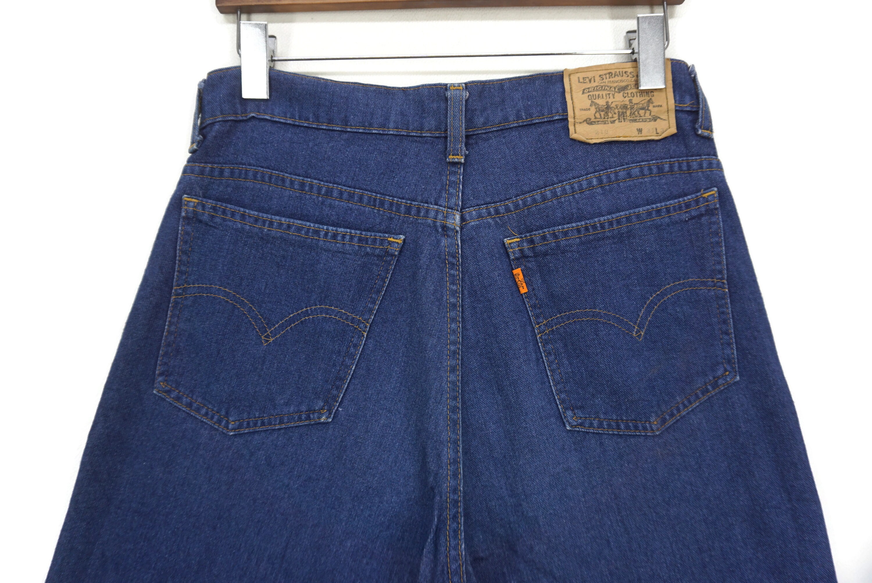 Levis 210 Orange Tab Jeans Size 31 W31xl30 90s Levis 210-50 Denim