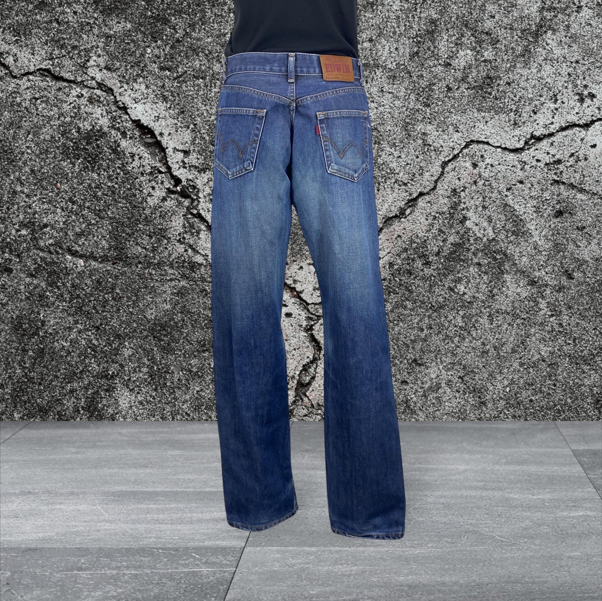Edwin 503Z Tapered Jeans - Japanese Denim Workwear, Size 27 - Etsy