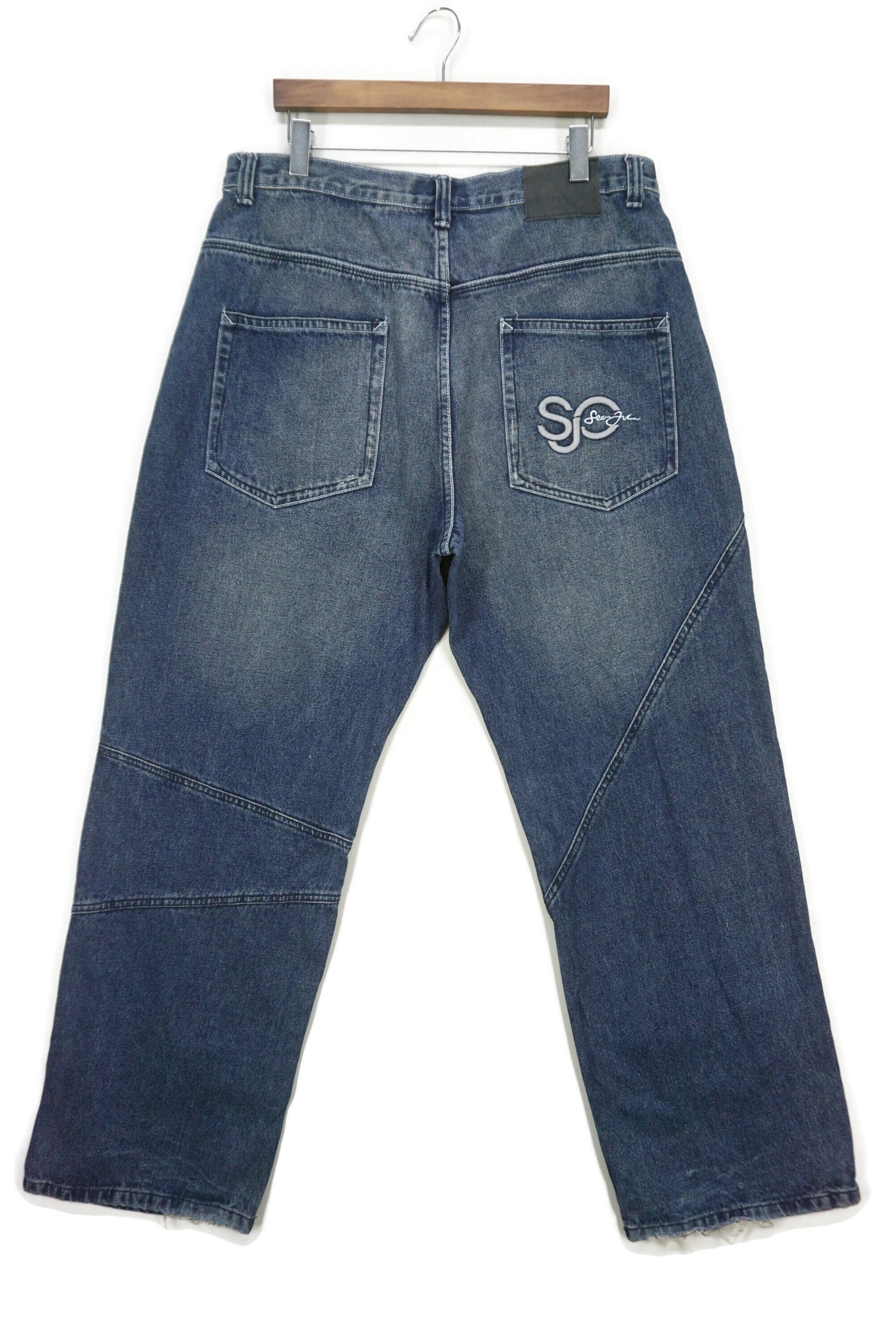 Sean John Jeans Size 38 Sean John Patchwork Denim Baggy - Main Image