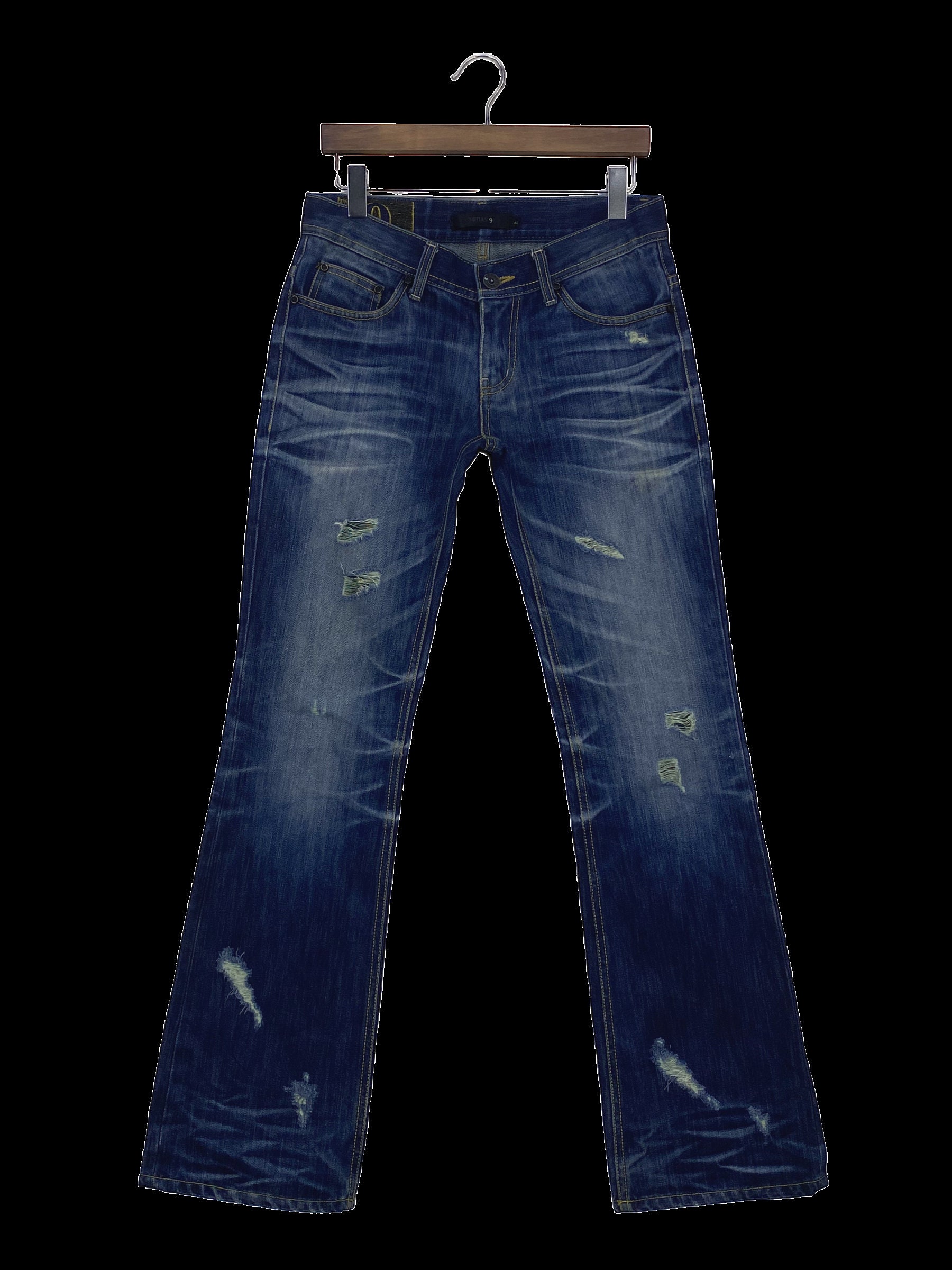 Midas Jeans Size 31 W31xl32.5 Midas Flare Punk Denim Jeans Midas Jeans Size 31 W31xl32.5 Midas Flare Punk Denim Jeans
