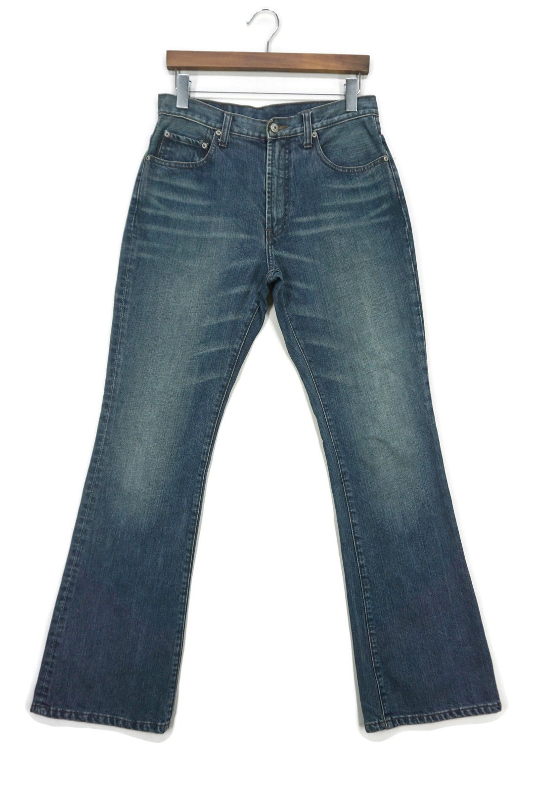 Chevignon Bootcut Jeans, Denim Flare Pants, Size 30/31 - Etsy