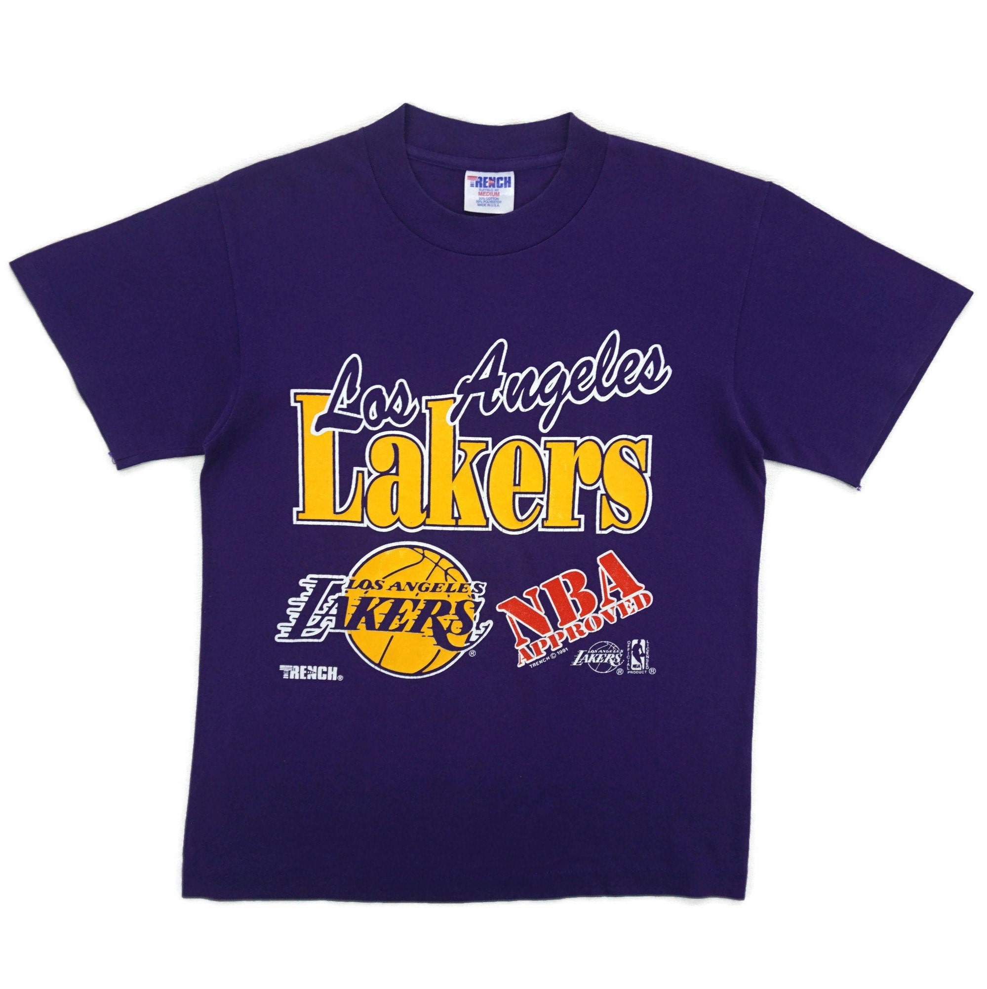 90s Lakers Shirt - Etsy