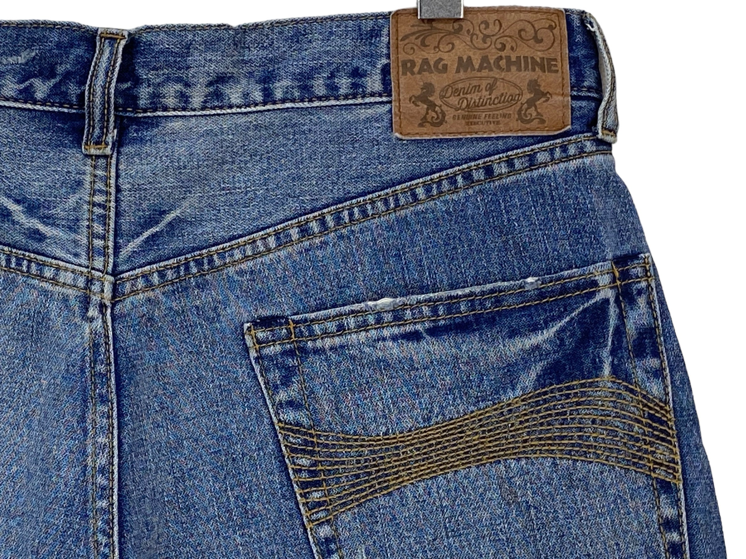 Rag Machine Jeans Size 34 W34xl29.5 Rag Machine Patchwork