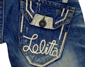 【LOLITA】AUTHENTIC DENIM SIZE29 Lolita Jeans Denim Yoshitomo Nara Collaboration Size L | eBay