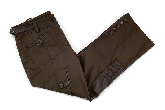 DKNY Pants Size 14 W37xL29 DKNY Lambskin Patchwork