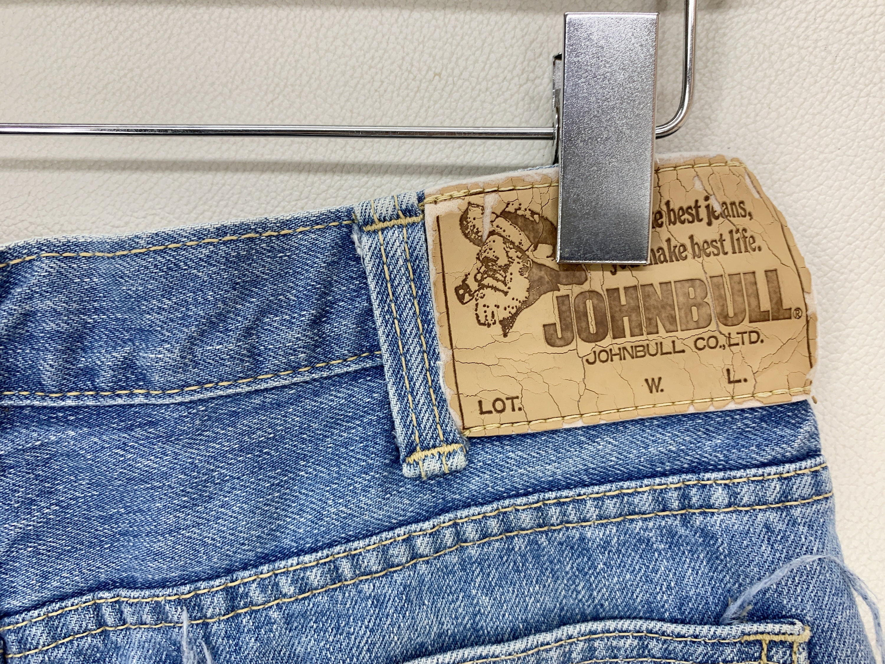 Johnbull Jeans Size W27xl31 John Bull Distressed Dirty Blue Denim