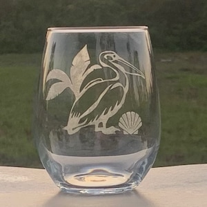 Pewter Graphics SL21P Pelican Stemless Goblet 21oz main image 1