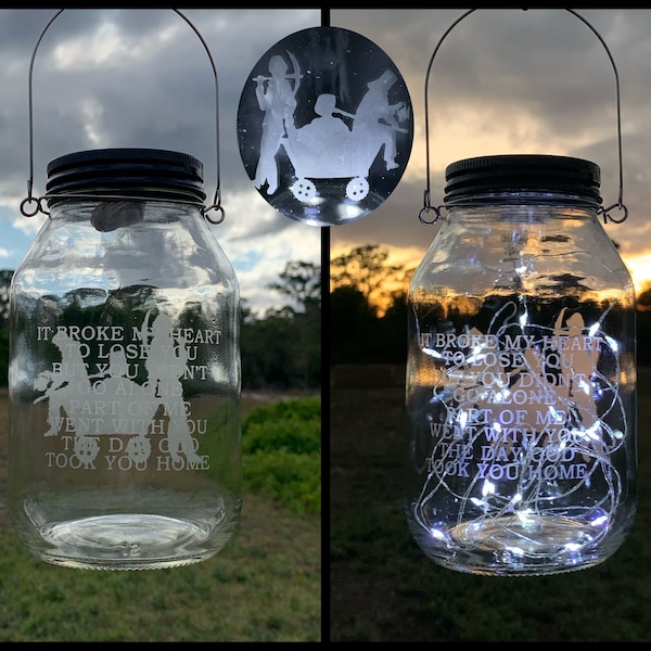 GRAVE DECORATION, Coal Miner Cemetery Decoration, Grave Lantern With Solar Light, Loss Of Father Cemetery Light, With Verse, Sympathy Gift