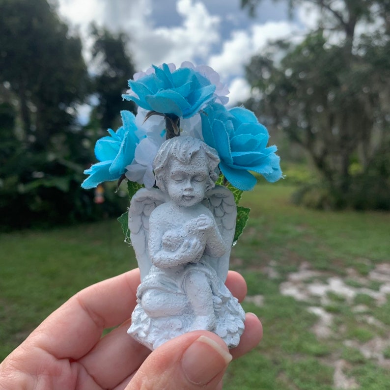 GRAVE DECORATION for Loss of Baby Boy Cemetery Decoration Etsy