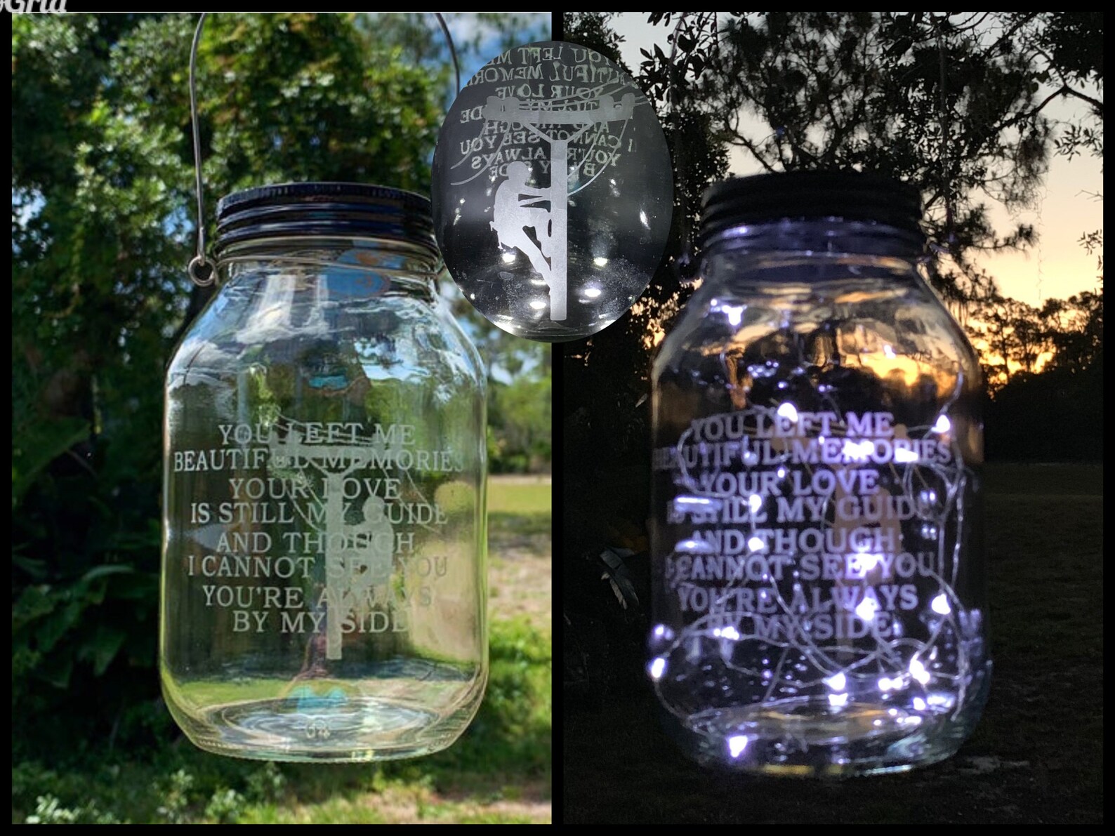 Grave Lantern Cemetery Decoration Solar Light Loss of Etsy