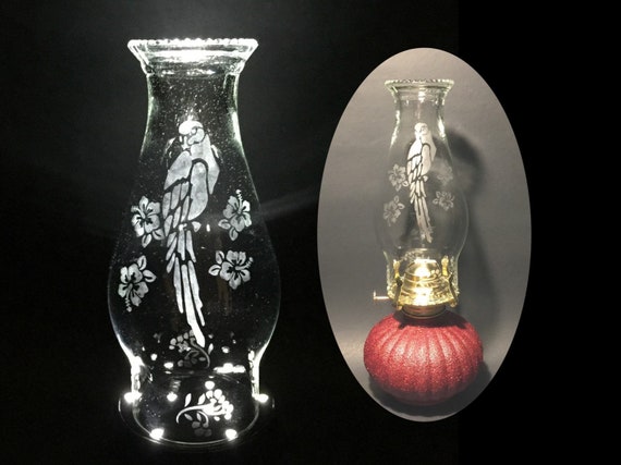 Oil Lamp Hurricane Lantern Parrot Lamp Decorative Lighting Etsy