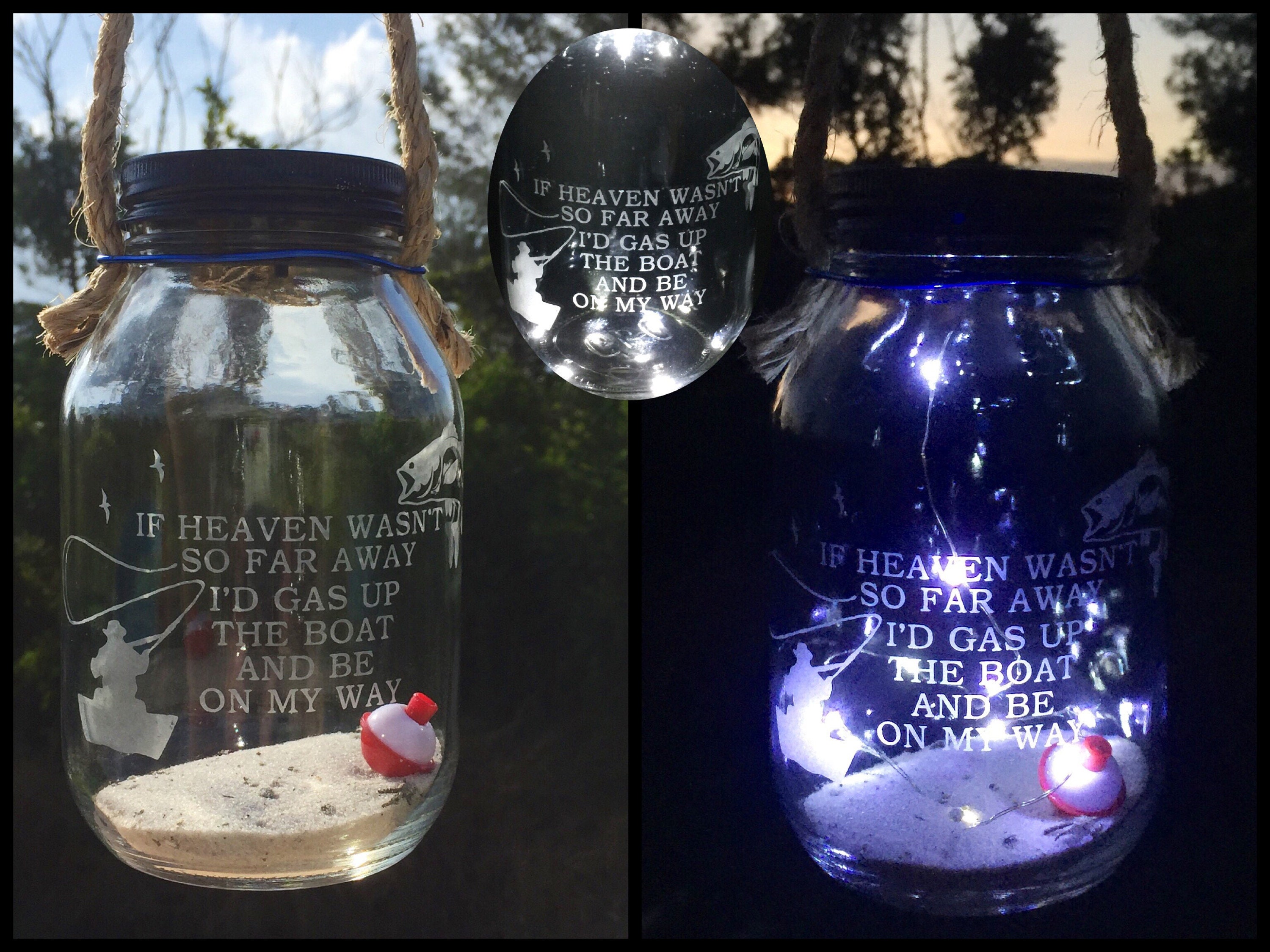 Cemetery Decoration Solar Light Loss Of Dad Fisherman ...
