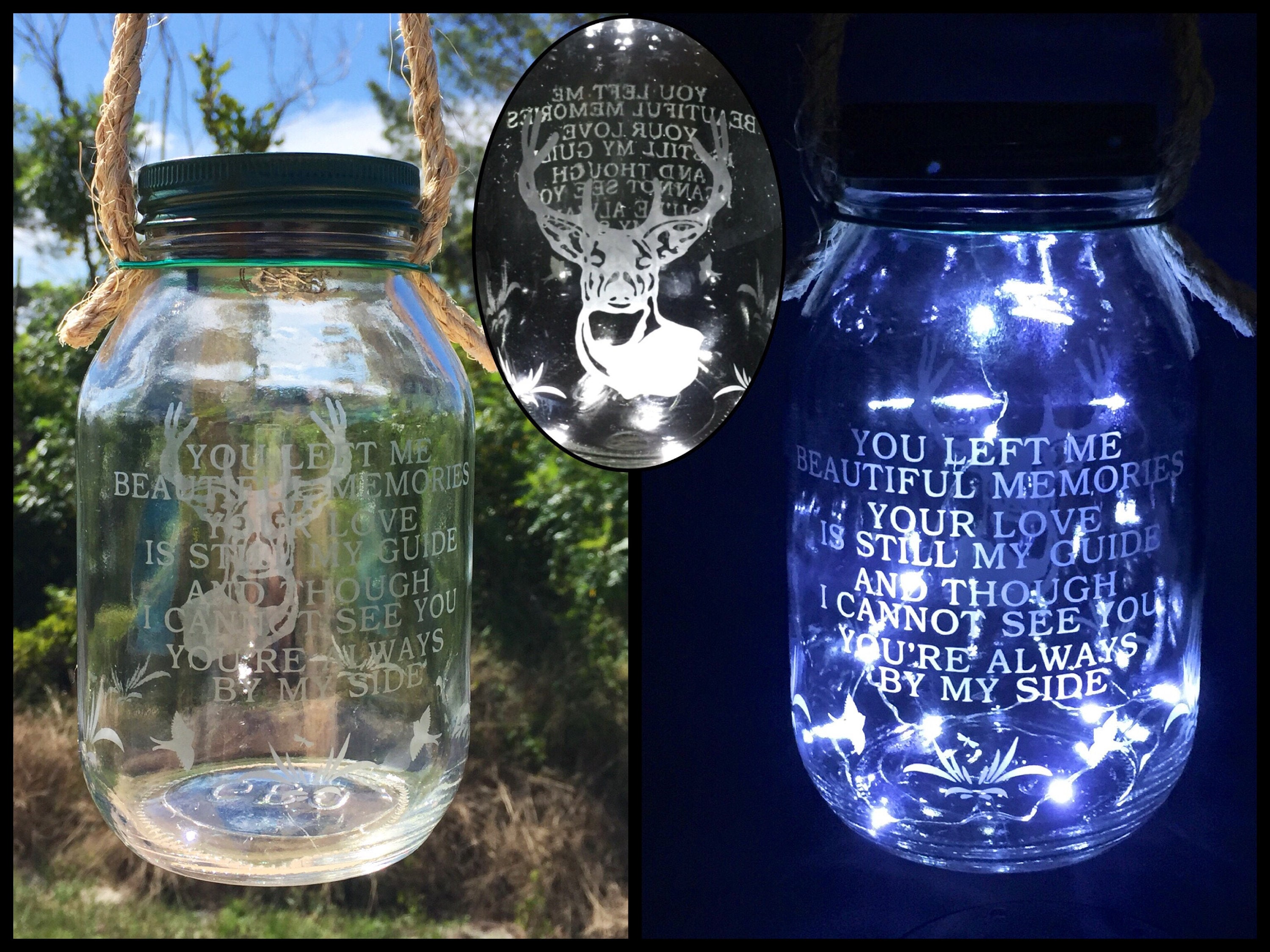 Cemetery Decoration Solar Light Loss Of Father Deer ...