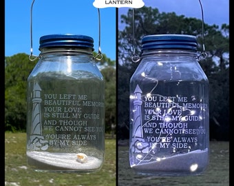 CEMETERY DECORATION, Solar Light, Loss Of Father Lighthouse Memorial Grave Decoration, In Memory Of Lighthouse Lantern, Bereavement Gift