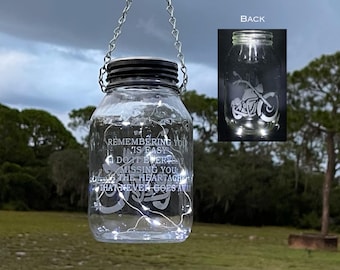 Decoración de tumba de motocicleta, decoración de cementerio personalizada, farol con luz solar, lápida de motociclista, regalo de condolencias por la pérdida de un padre