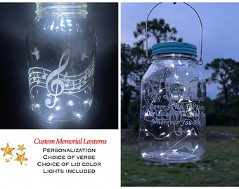 Custom Grave Decoration For Loss Of Musician With Name, Personlized Cemetery Decoration With Poem, Grave Lantern, Sympathy Gift For Friend