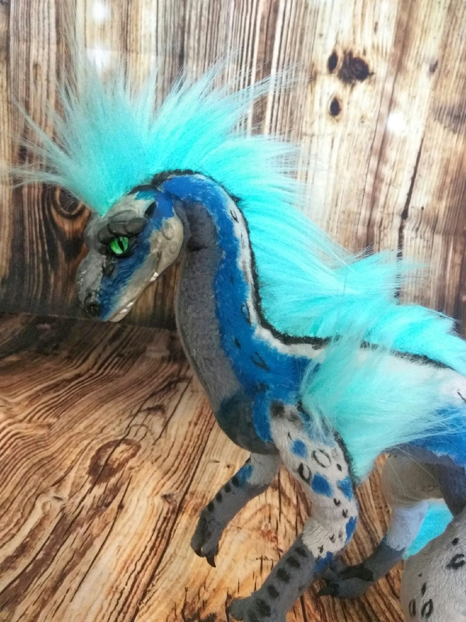 doll with dinosaur