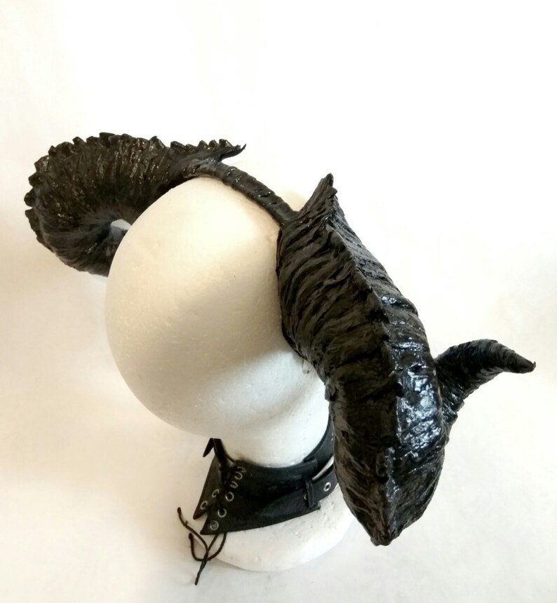 Headband Faun horns.Horns Headband. Cosplay fairy headband. Etsy