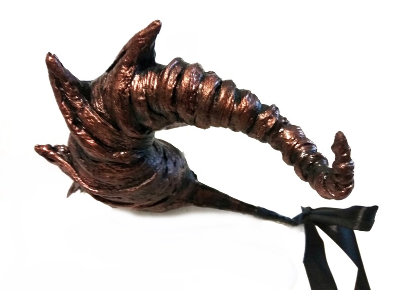 Horns Headband.dragon Horns.fantasy Crown Elven Crown. Wiccan Etsy