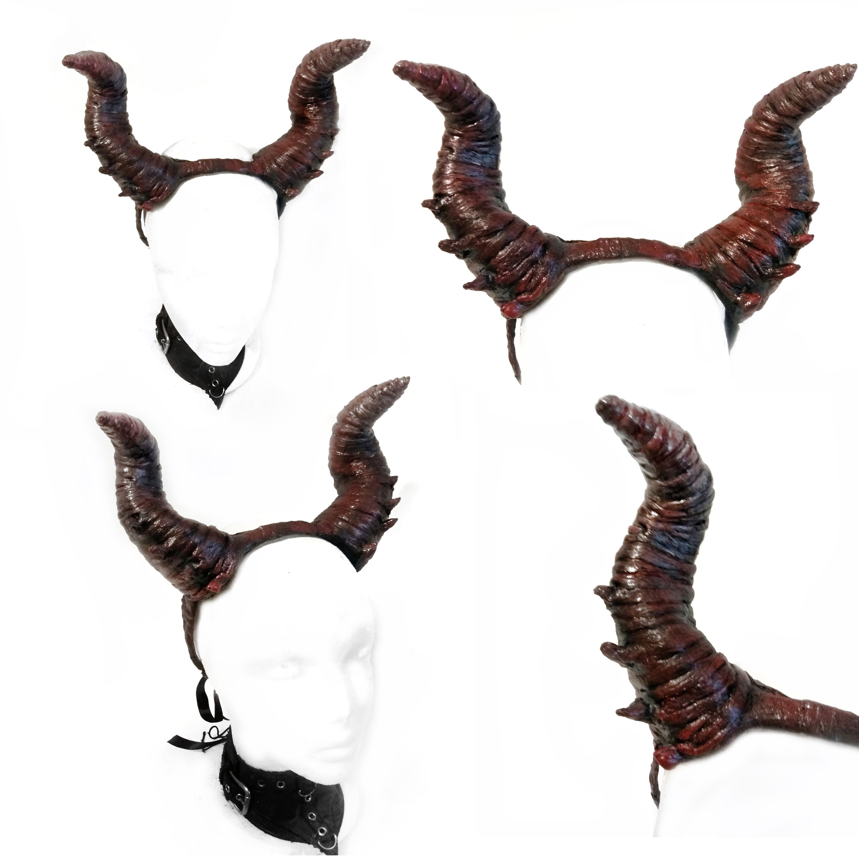 Horns headpiece for a photo shoot. Faun cosplay. Devil Horn Etsy