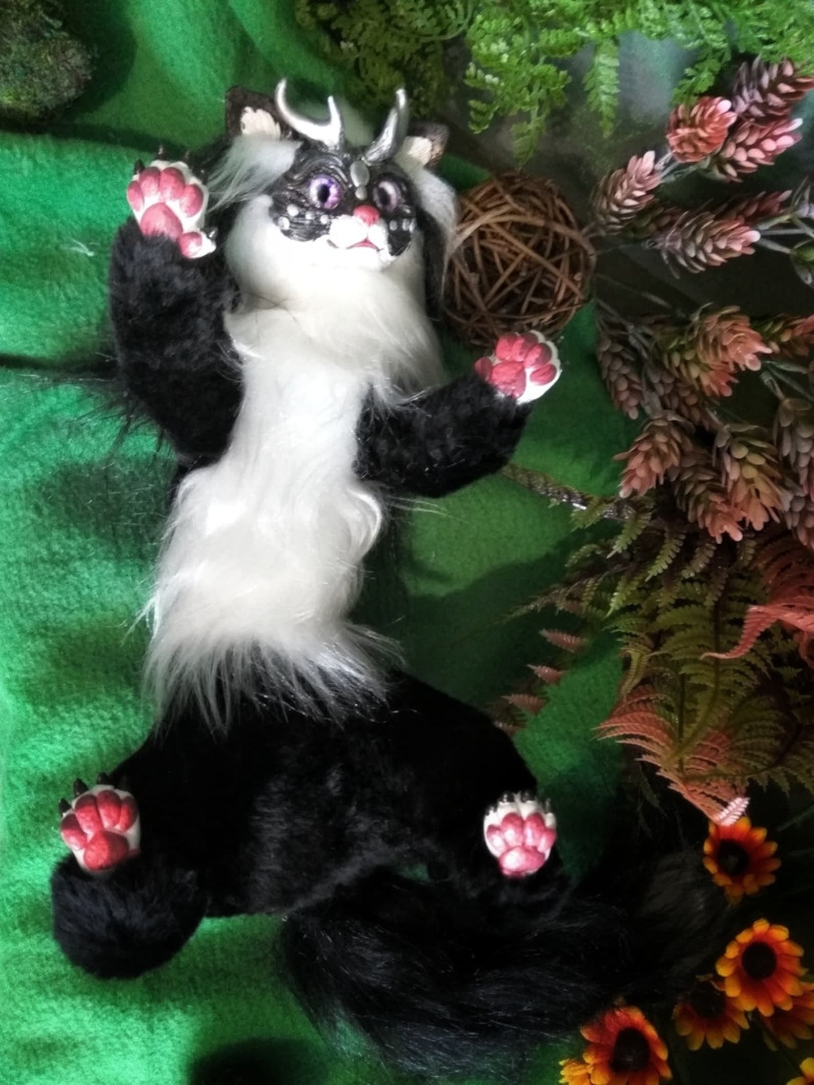OOAK Fantastic Beasts ferret doll. Posable art doll. Toy plush Etsy