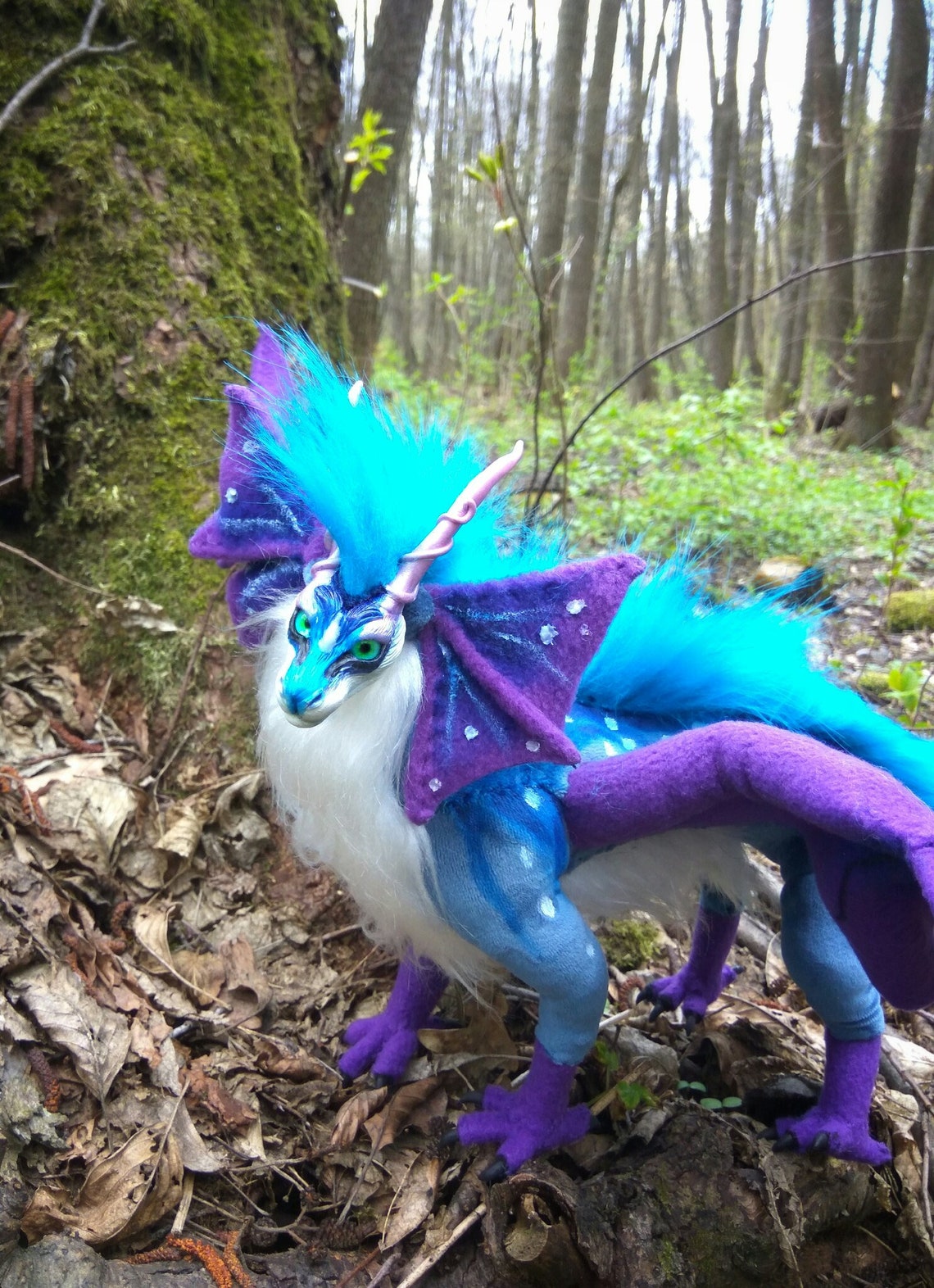 OOAK fantastic Dragon doll. art doll. fantastic beast figurine | Etsy